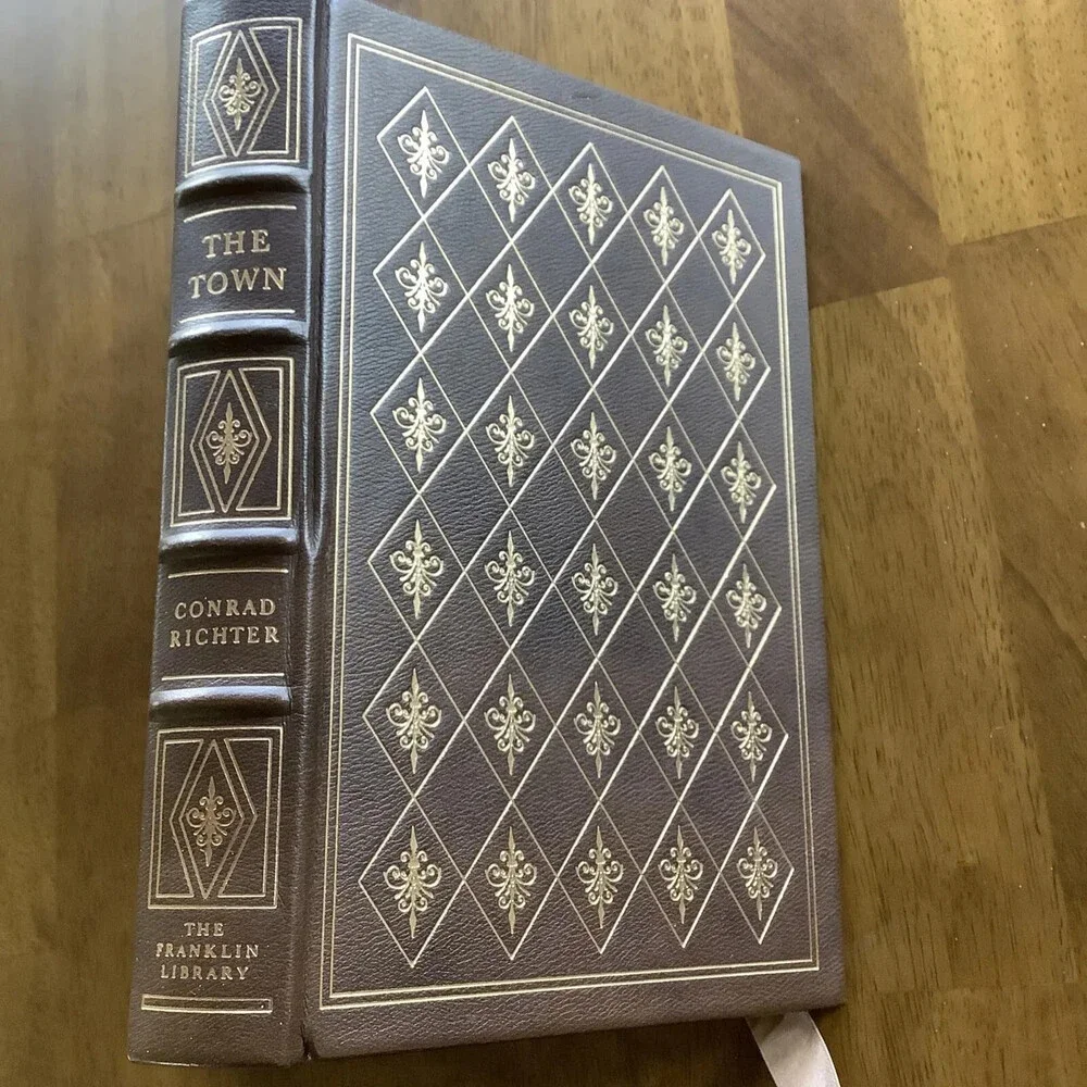 The Town By Richter 1978 Leather Bound Franklin Mint